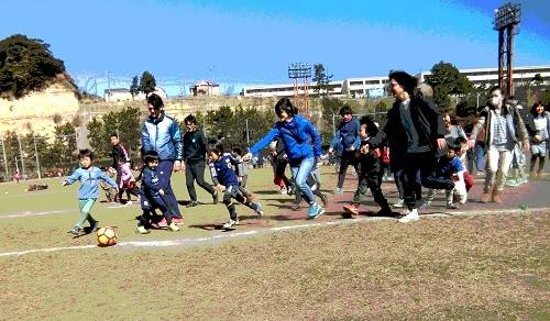 本牧市民公園「第4回親子サッカー教室」の写真