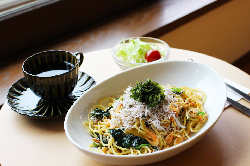 アオサと桜えびの磯の香パスタ (1)リサイズ.jpg