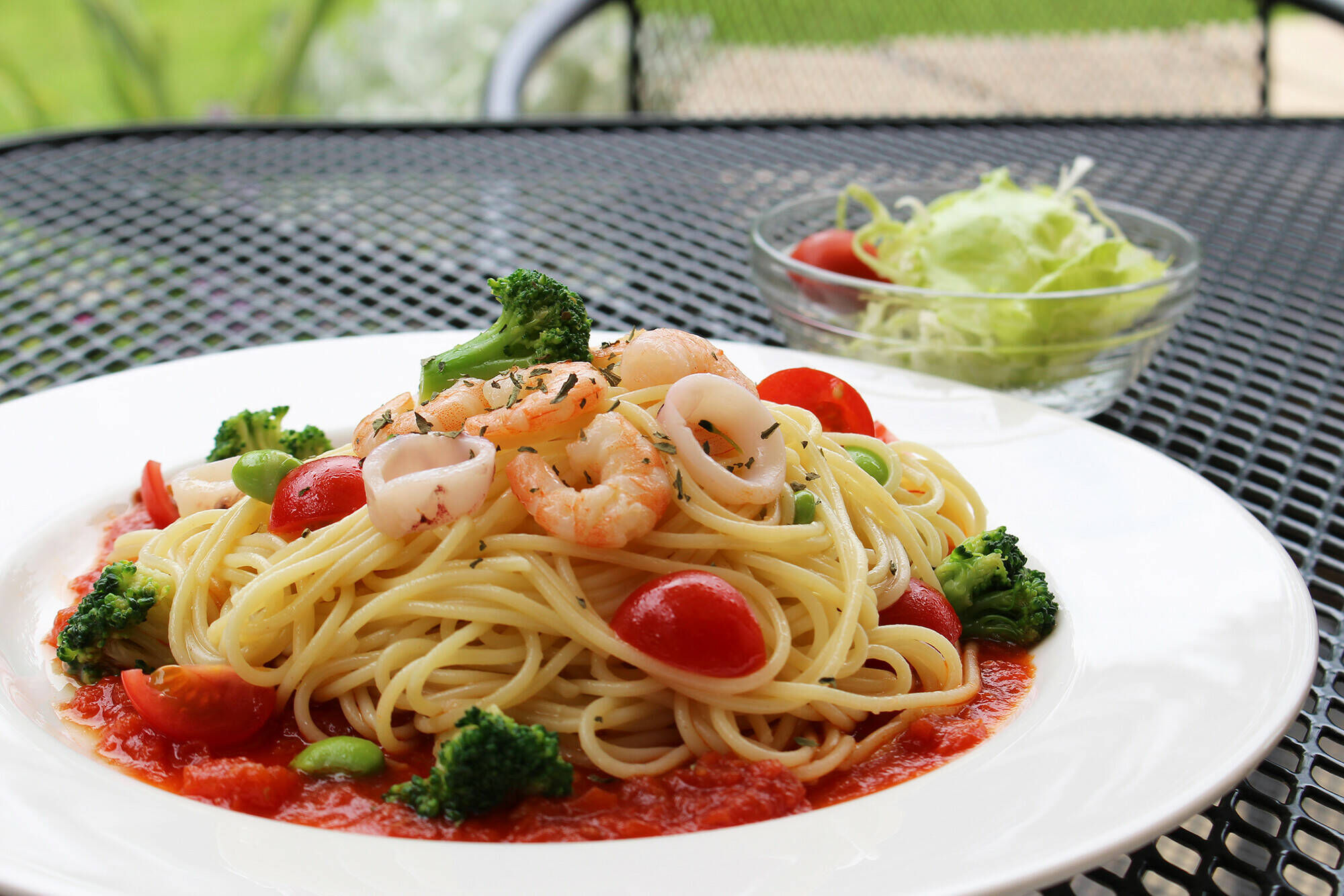エビとトマトのさわやかパスタ(冷製) (1)リサイズ.jpg