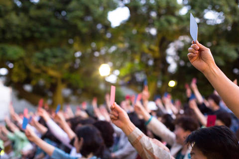 花いけバトル・子どものためのフラワーアレンジメント教室・アメリカ山公園イベントの写真