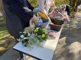 秋の寄せ植え講座2025の画像