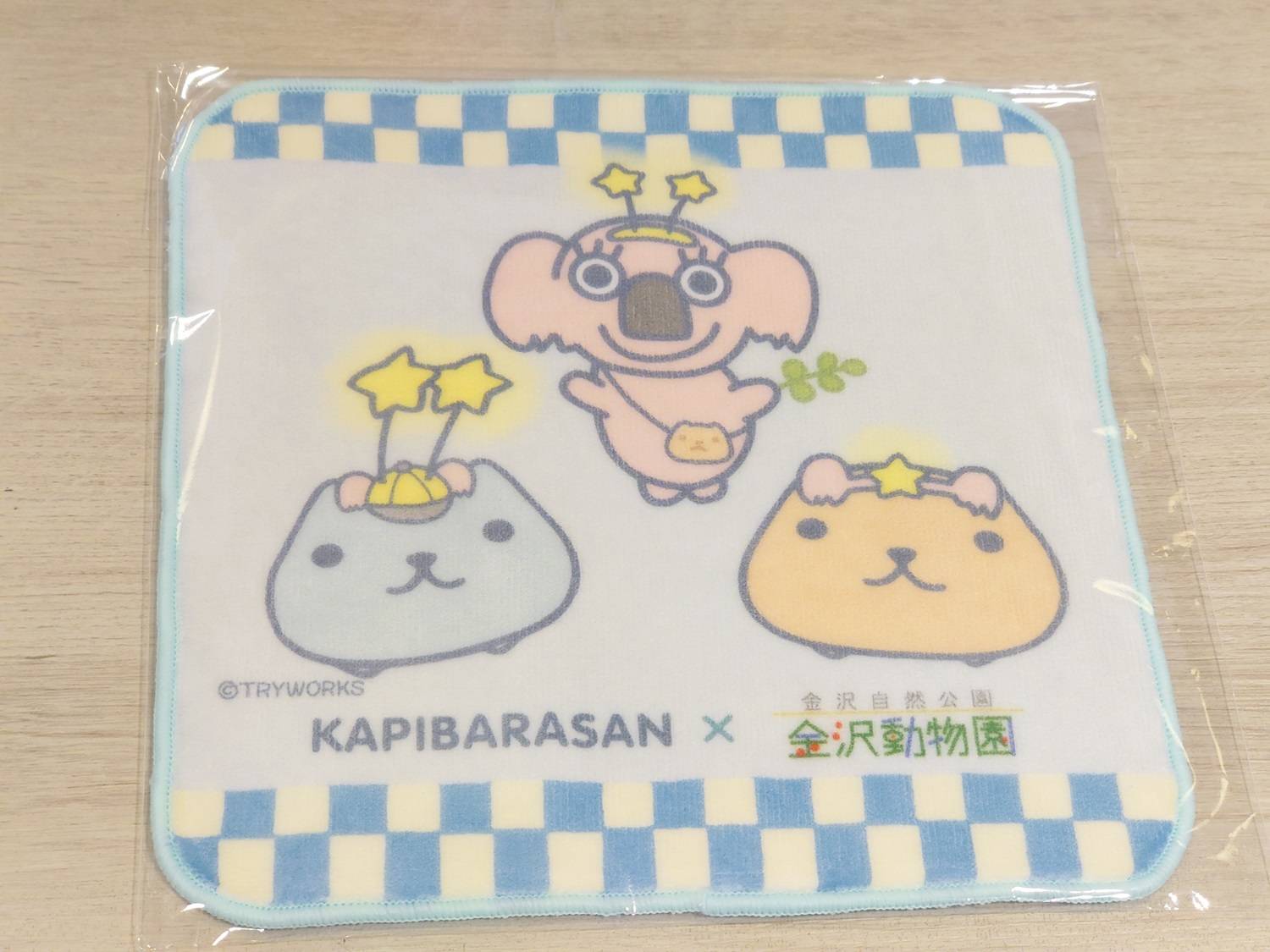 【HP】カピバラさん金沢動物園 ミニタオル.jpg