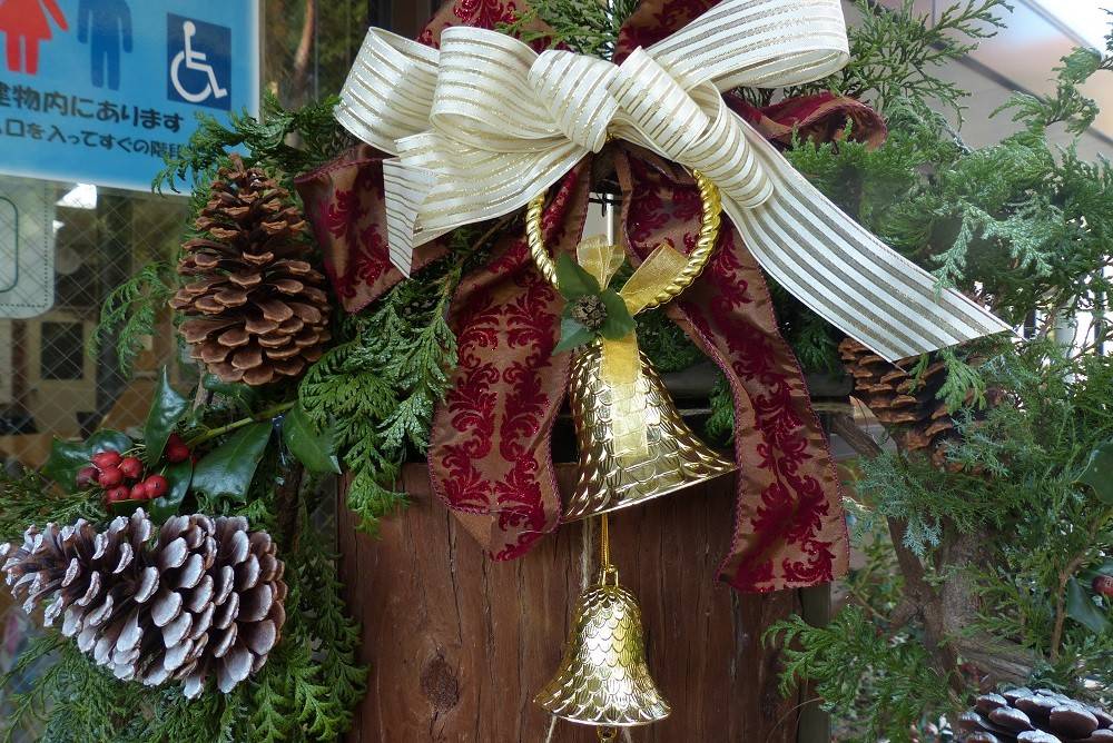 クリスマスのミニ展示開催中の写真