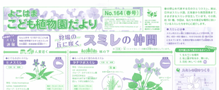 こども植物園だより No.164（2021年春号）