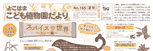  こども植物園だより No.165（2021年夏号）