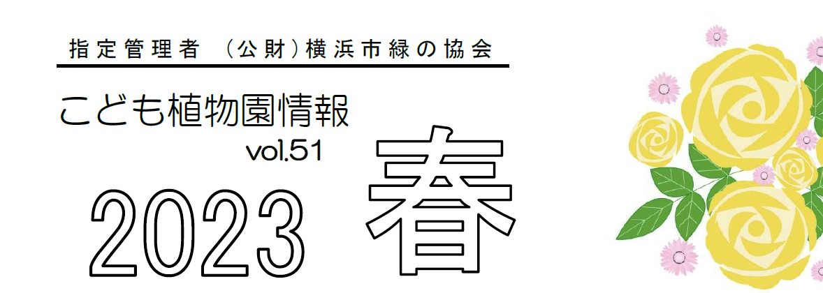  こども植物園情報vol.51  2023 春の写真