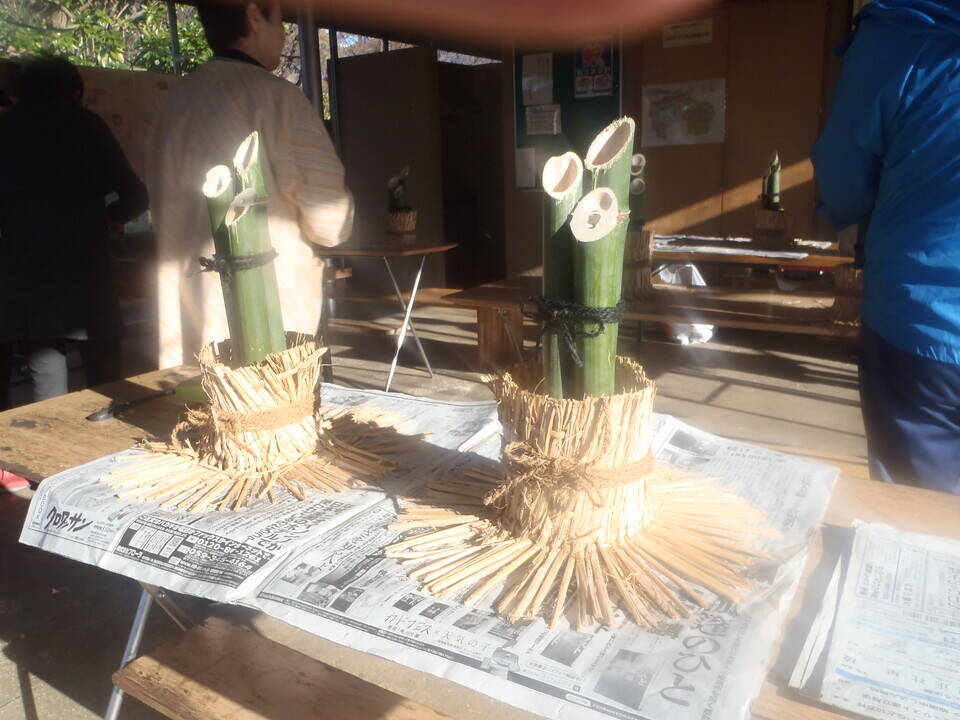 ミニ門松作り開催しましたの写真