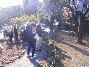 園内ガイドが開催されました。