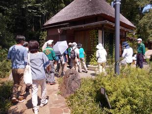 7月の園内ガイドが開催されました。