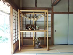 古民家東屋の秋の設え