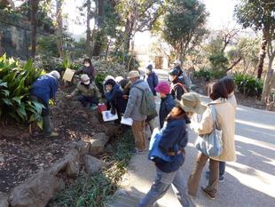 園内ガイドを実施しました。