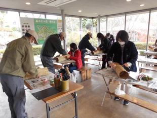 ミニ門松づくりが開催されました!