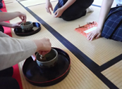 茶道体験教室(第３回目)　　