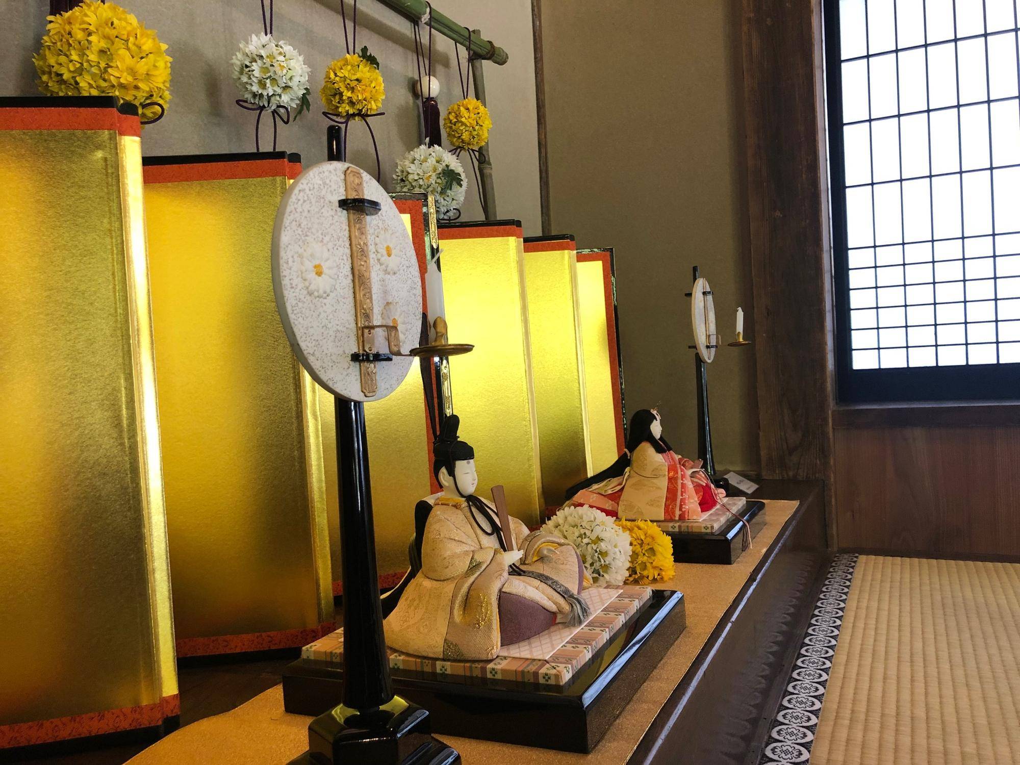重陽の節句のしつらえの写真