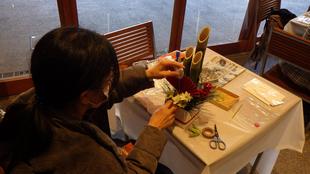 小さな門松づくり