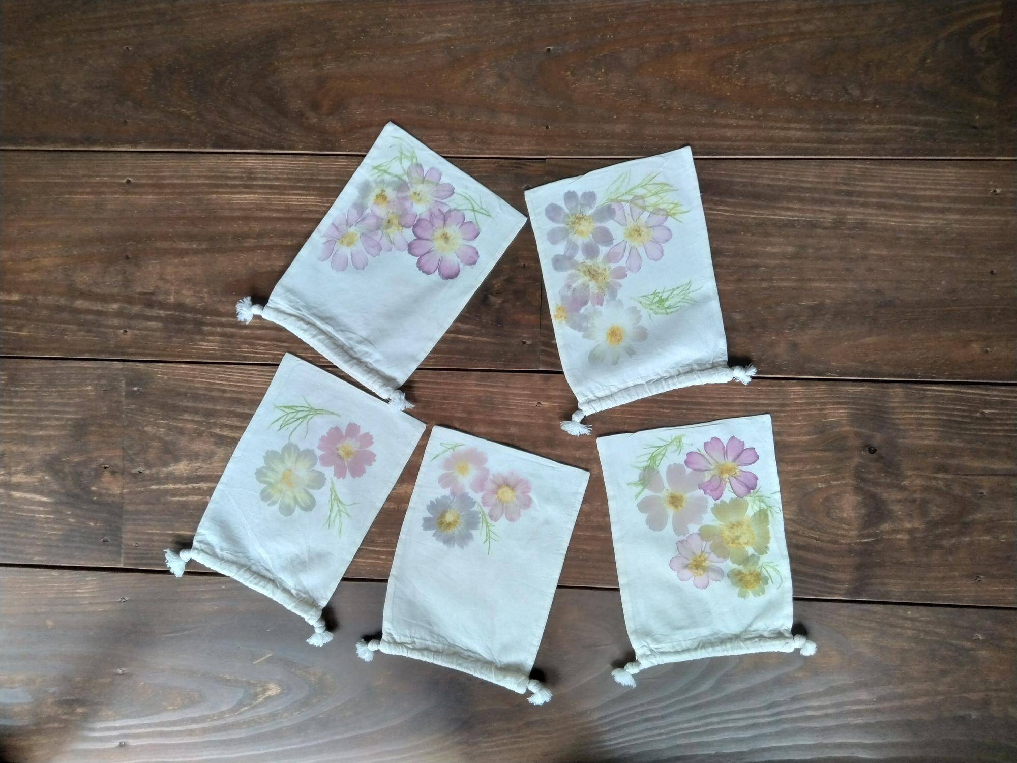 たたき染めの写真