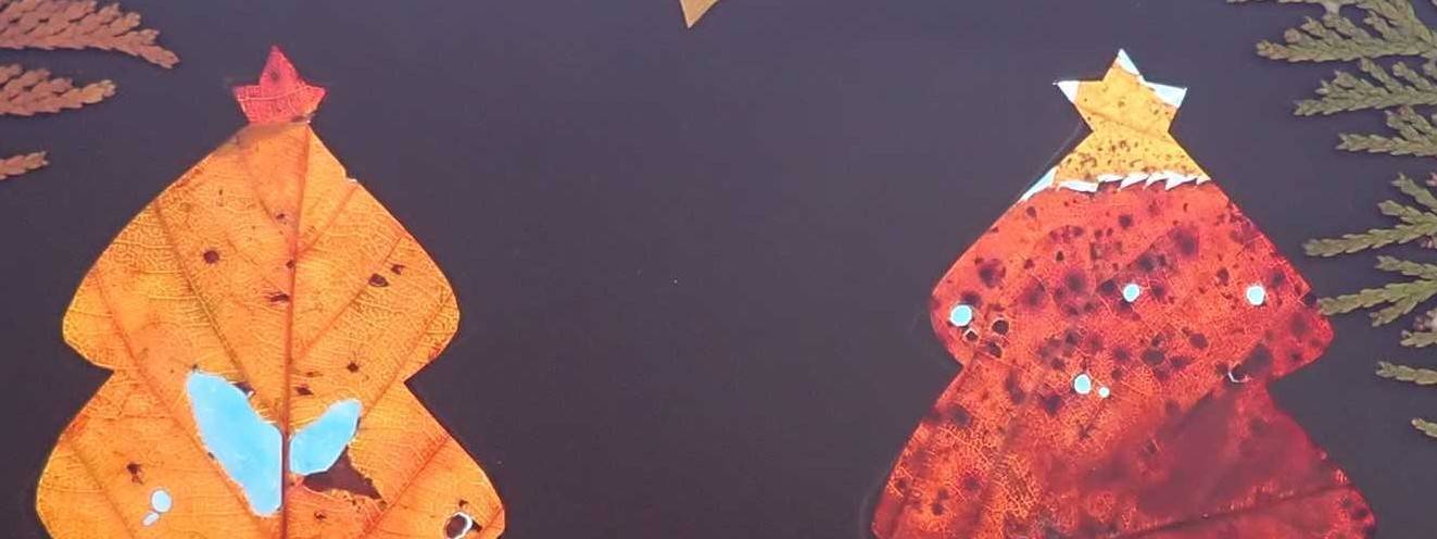 クリスマスクラフト作りの写真