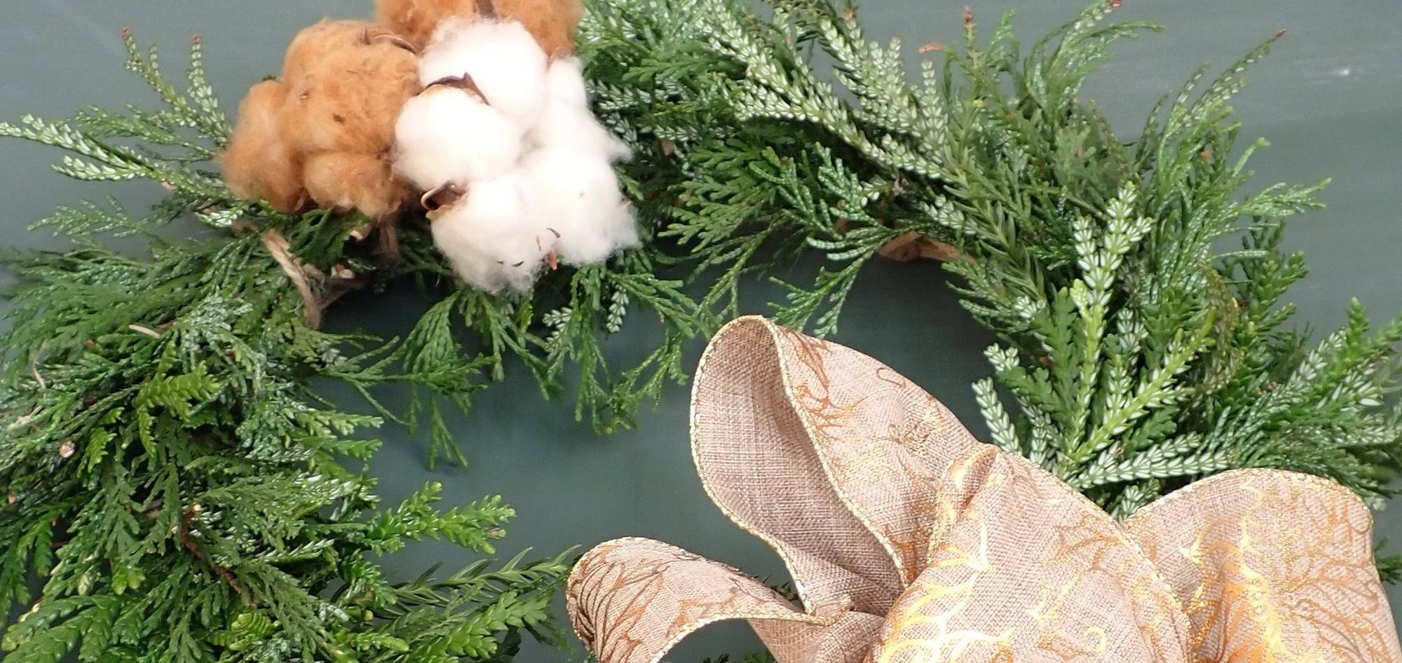 クリスマスクラフト作りの写真