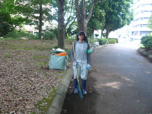 公園の落葉清掃ありがとうございました！