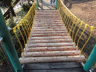 つり橋リニューアルオープンです