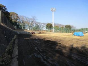 野球場の冬期整備-その2-