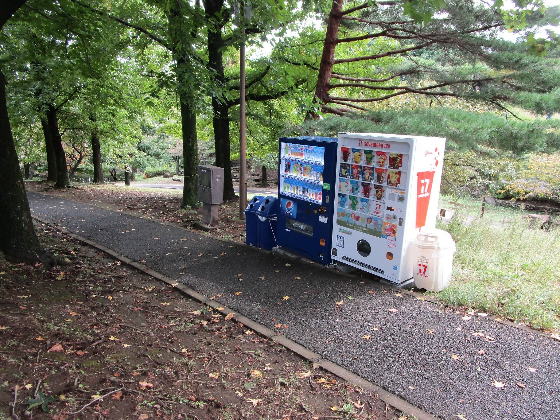 アイスの自販機設置の写真