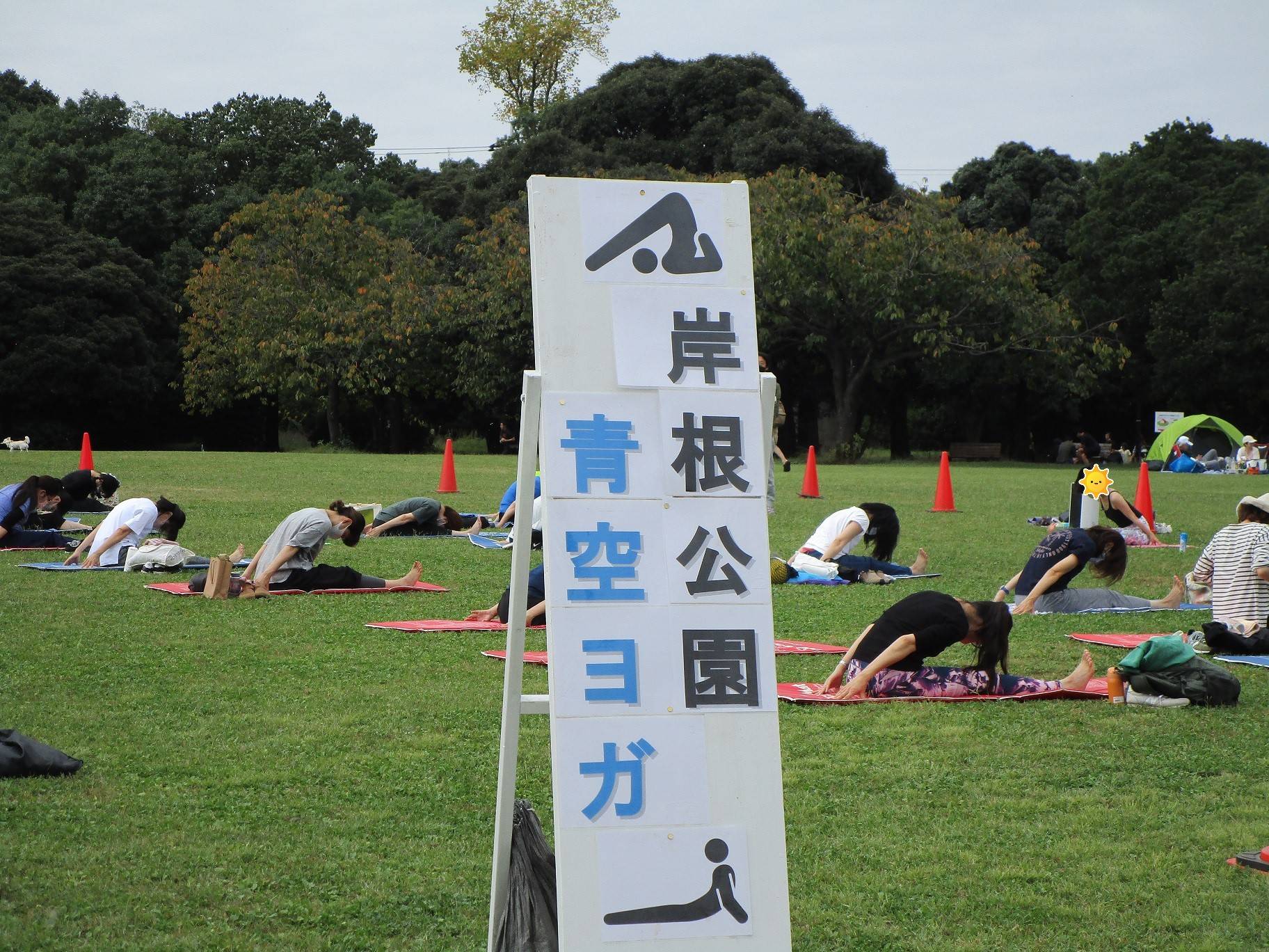 青空ヨガ教室 秋1回目が終了しました。の写真