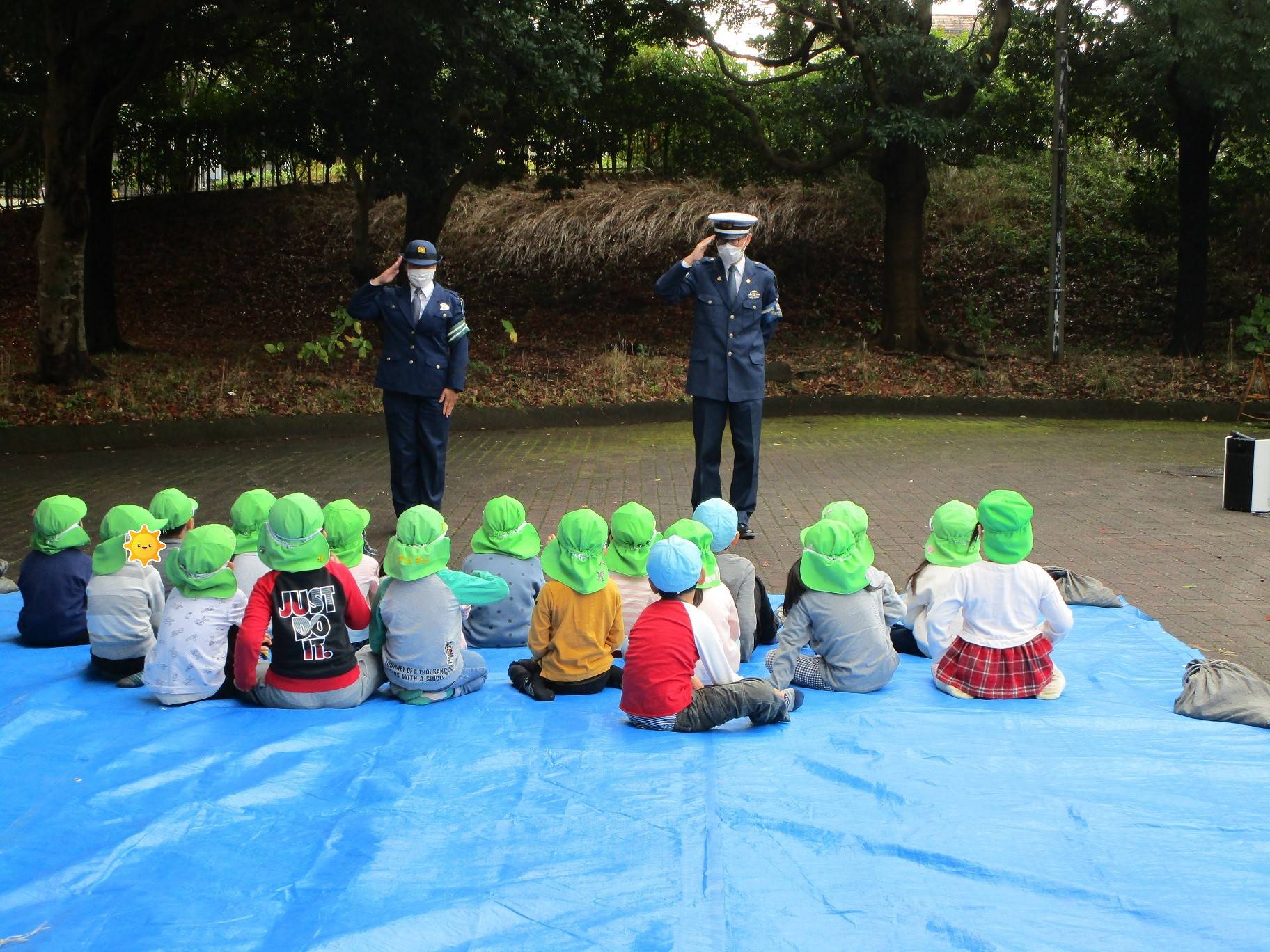 交通安全教室の写真