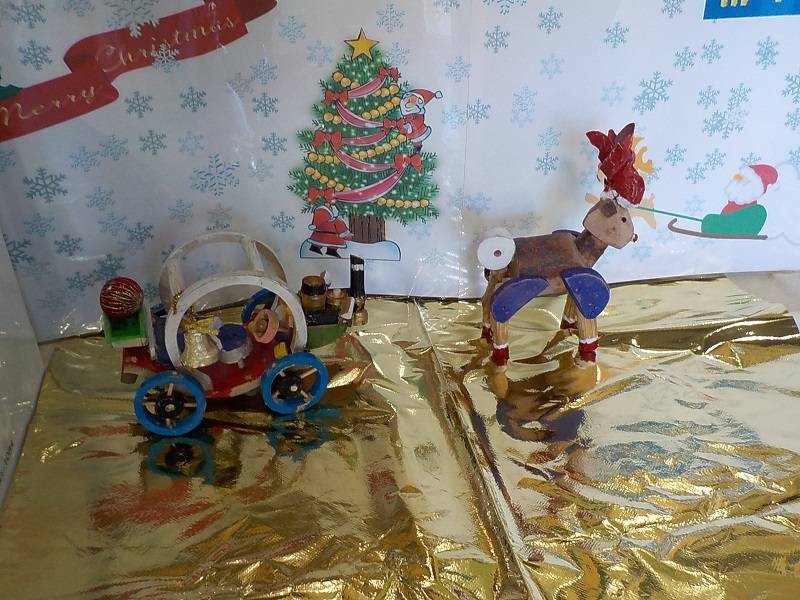 クリスマス飾りの写真