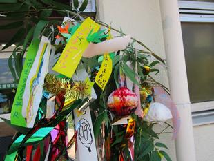 季節の飾付け　７月　（七夕飾り）