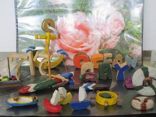 季節の飾付け　７月　（海の日）