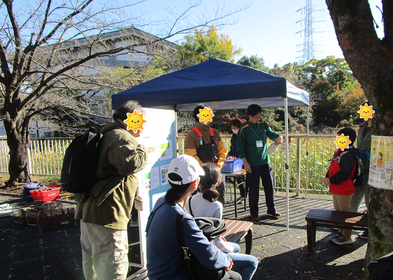 岸根公園生き物観察会(2023年11月19日)の写真