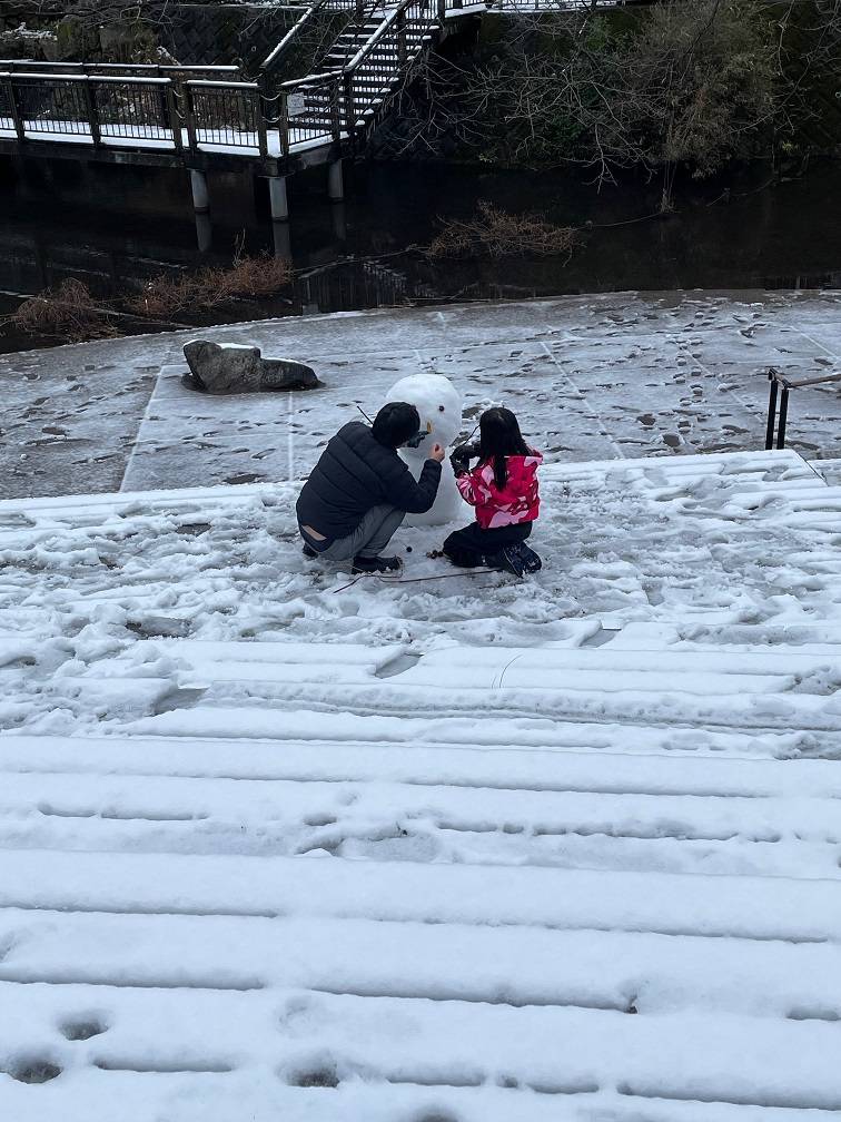 雪アートの紹介の写真