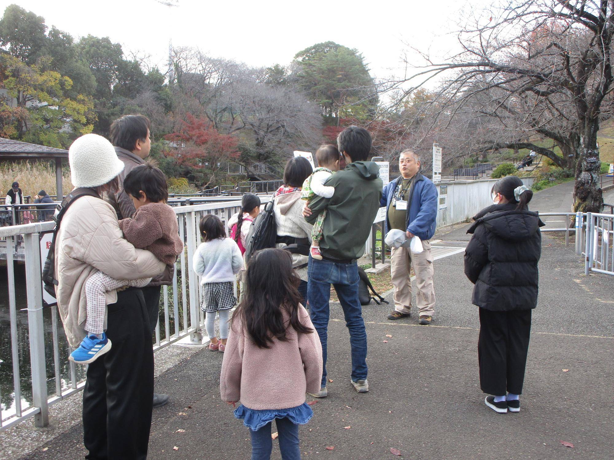 篠原池から始まる自然観察会を開催の写真