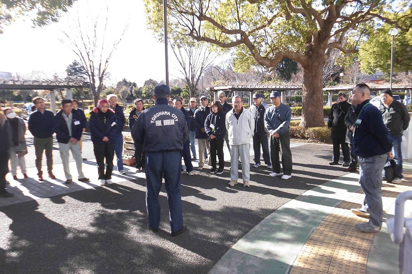 防災訓練の写真