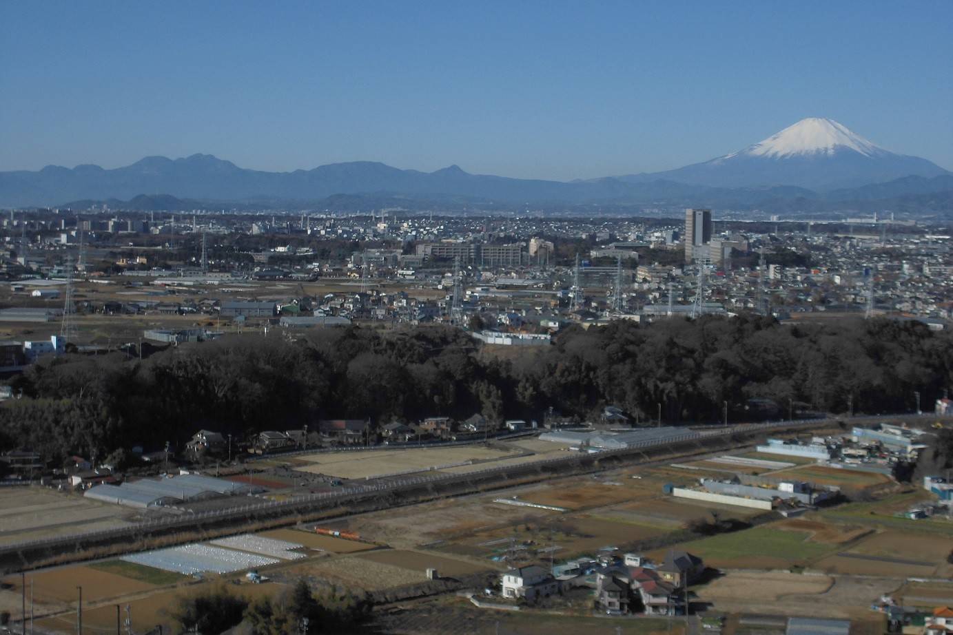 俣野の富士の写真