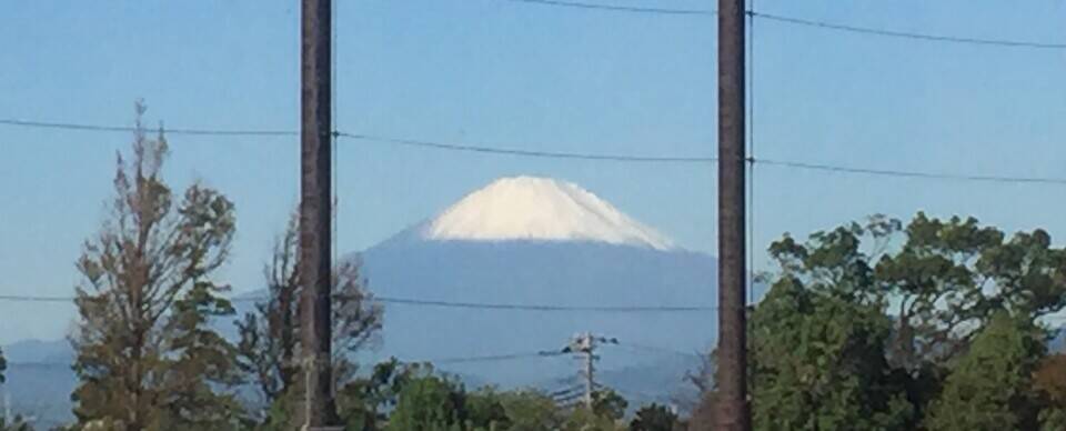 富士山、冬化粧しました!の写真