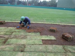 ②グラウンドの整備【令和４年６月13日～17日】