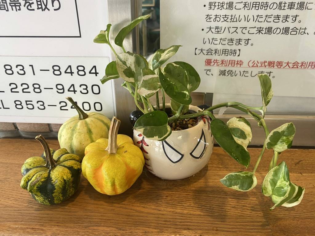 エントランスのハロウィン🎃の写真