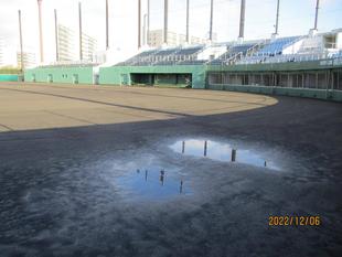 12月6日(火)グラウンド整備の様子