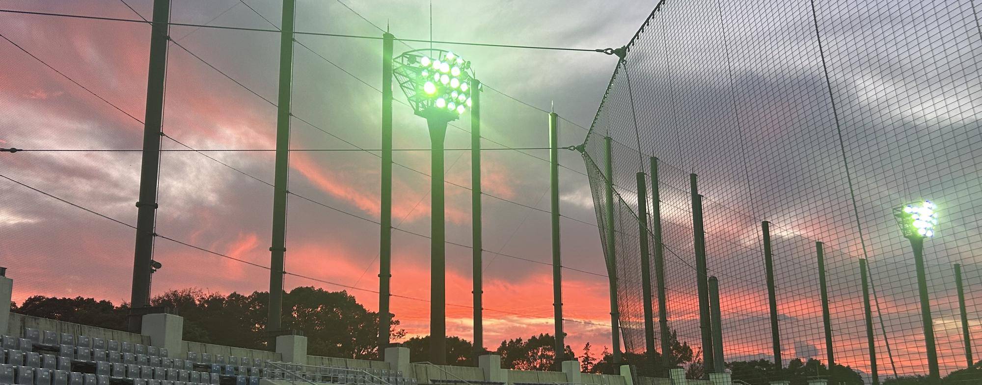 俣野公園・横浜薬大スタジアム🔦ライトアップの写真