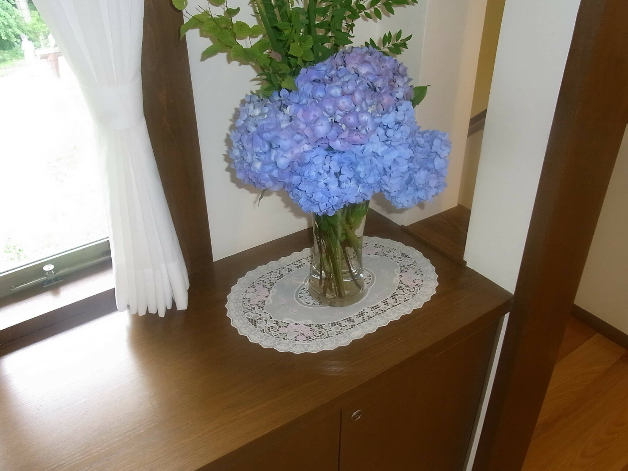 あじさいの室内装飾の写真