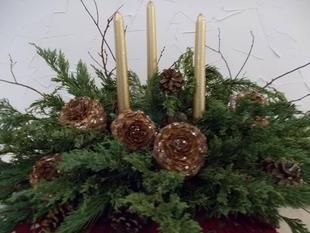 俣野別邸 クリスマスの室礼(しつらい)