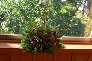 クリスマスアレンジメント作り