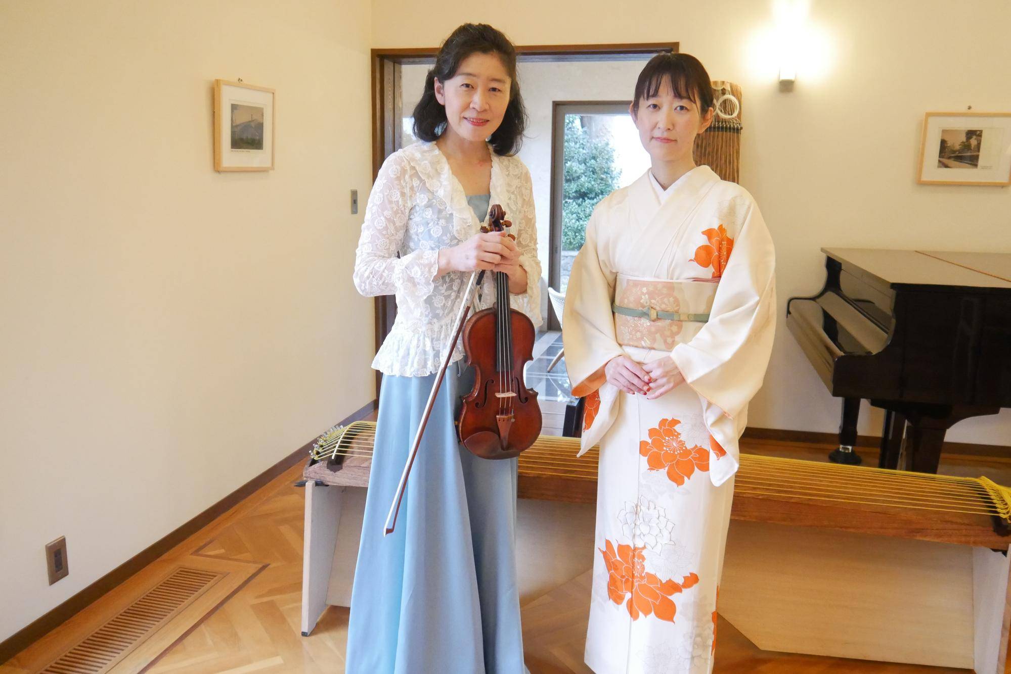 新春コンサート「お箏と西洋弦楽器 和洋の響き」の写真