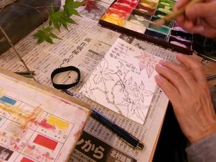 もみじ祭り ~絵手紙体験教室~