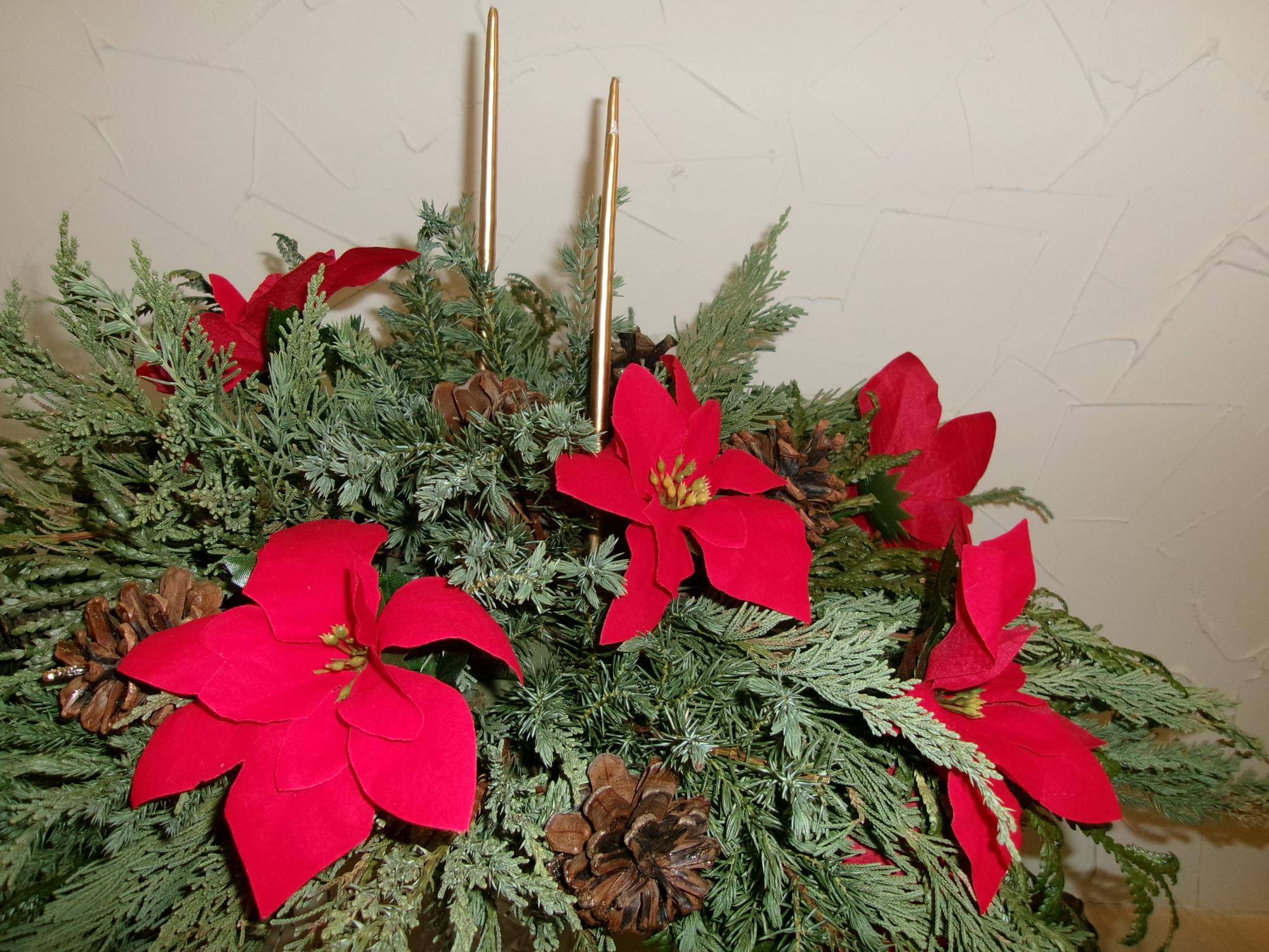 12月の館内装飾の写真