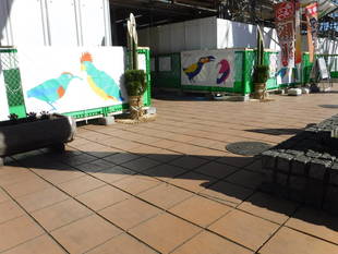 第一レストハウスに門松を飾りました。