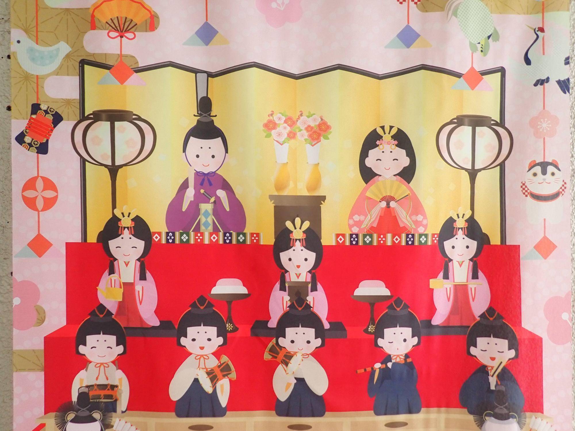 ひなまつりフォトスポット　はじめました！の写真