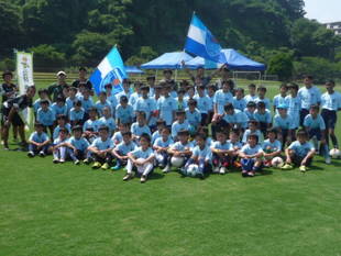 横浜ＦＣサマークリニックin長浜公園　　（サッカー教室）を開催しました！